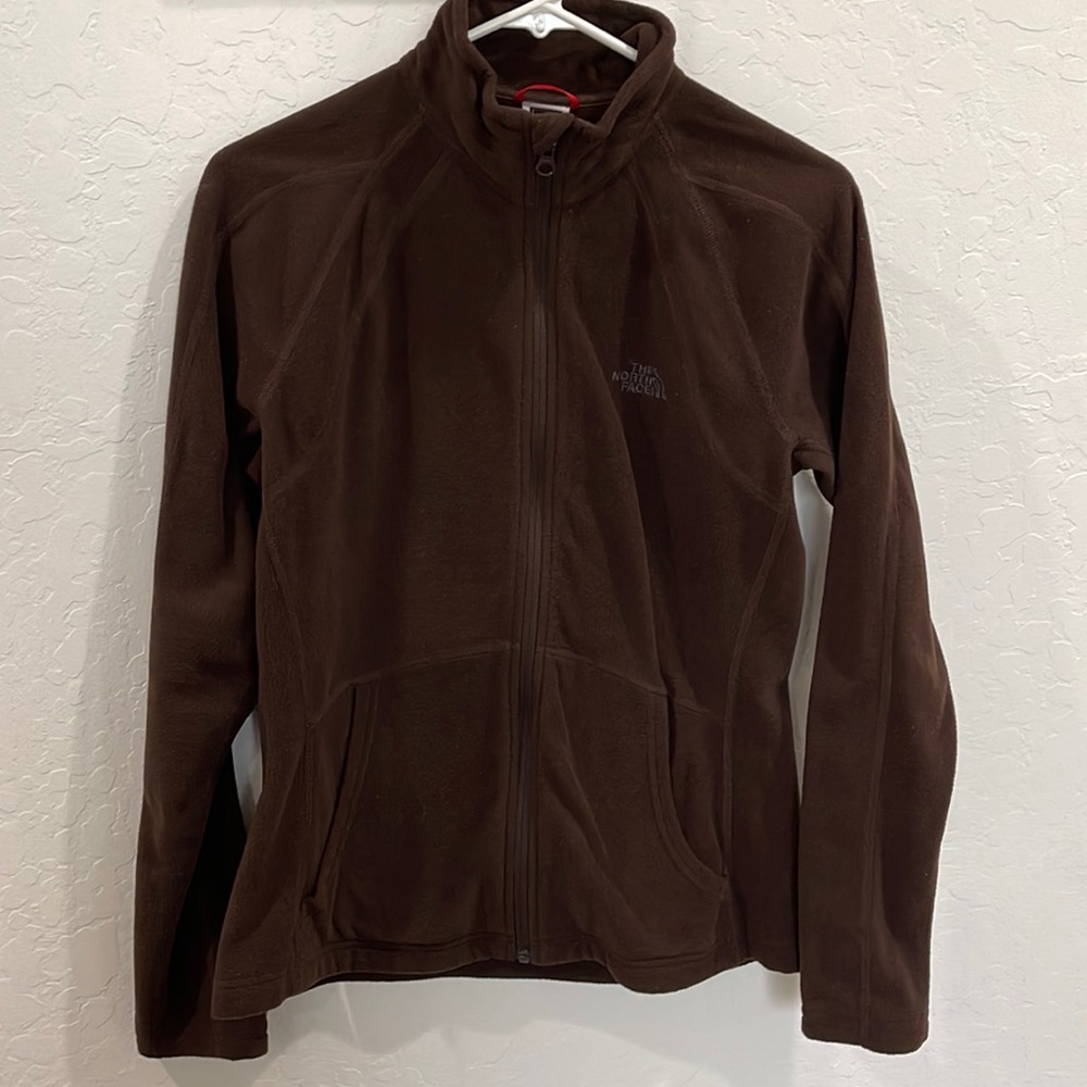 Zip up The North Face Jacket- Brown